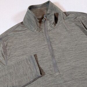 Vuoris Mens 1/4 Zip Pullover Long Sleeve Shirt Lightweight Stretch Athletic